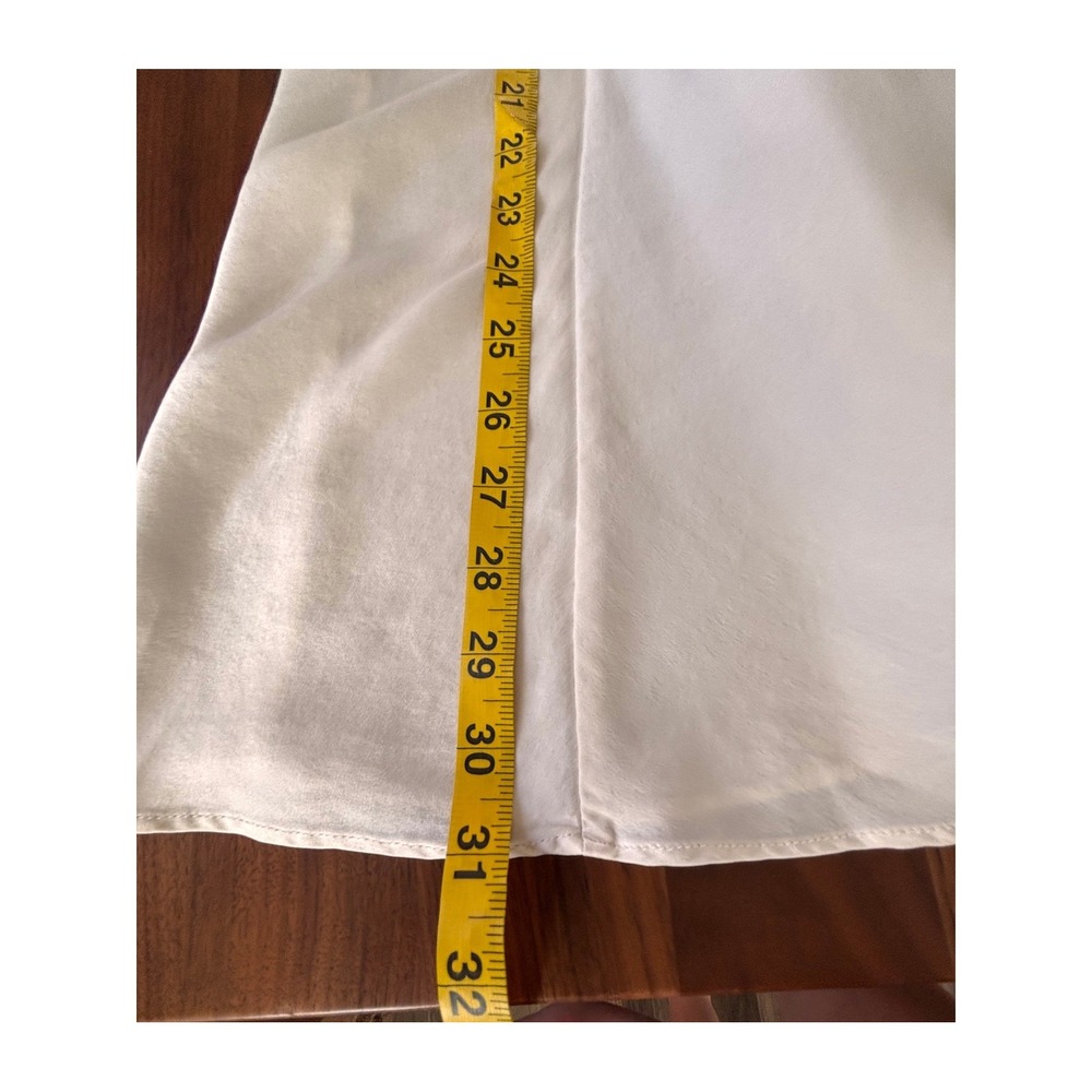90s Lingerie Victoria's Secret Silk Embroidered Heart Slip Large Cream Vintage - Picture 12 of 12